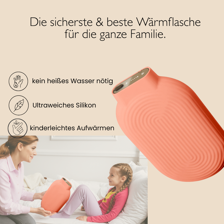 vaerm (coral)- elektrische Wärmflasche mit echtem Wärmflaschengefühl