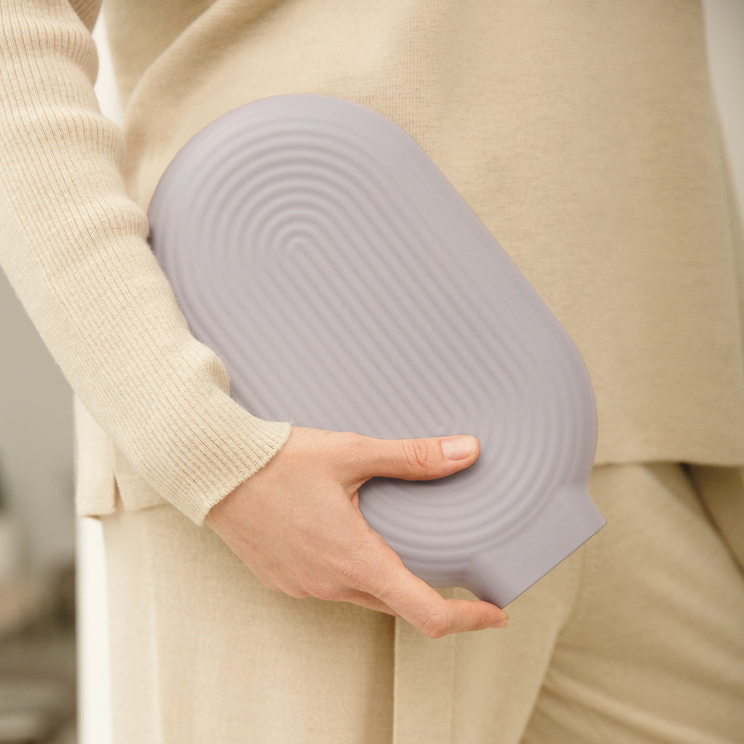 vaerm (mauve) - elektrische Wärmflasche mit echtem Wärmflaschengefühl