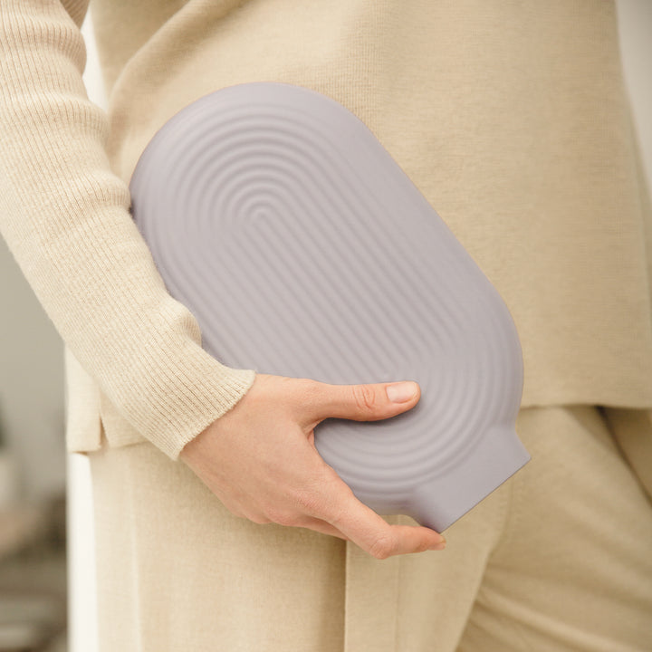 vaerm (mauve) - elektrische Wärmflasche mit echtem Wärmflaschengefühl