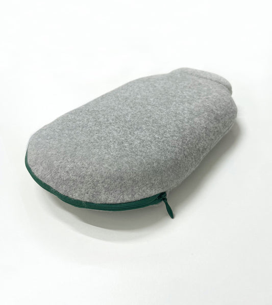 Cozy Cloud - Baumwollbezug Nebelgrau – grün