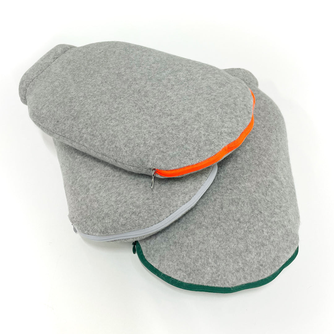 Cozy Cloud - Baumwollbezug Nebelgrau – grau