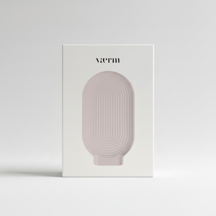 vaerm (mauve) - elektrische Wärmflasche mit echtem Wärmflaschengefühl